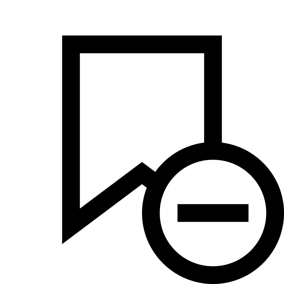 windows 10 style eliminar marcador icon