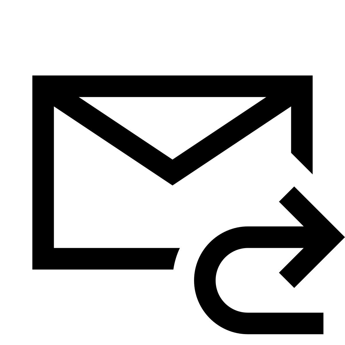 windows 10 style mail restituito icon