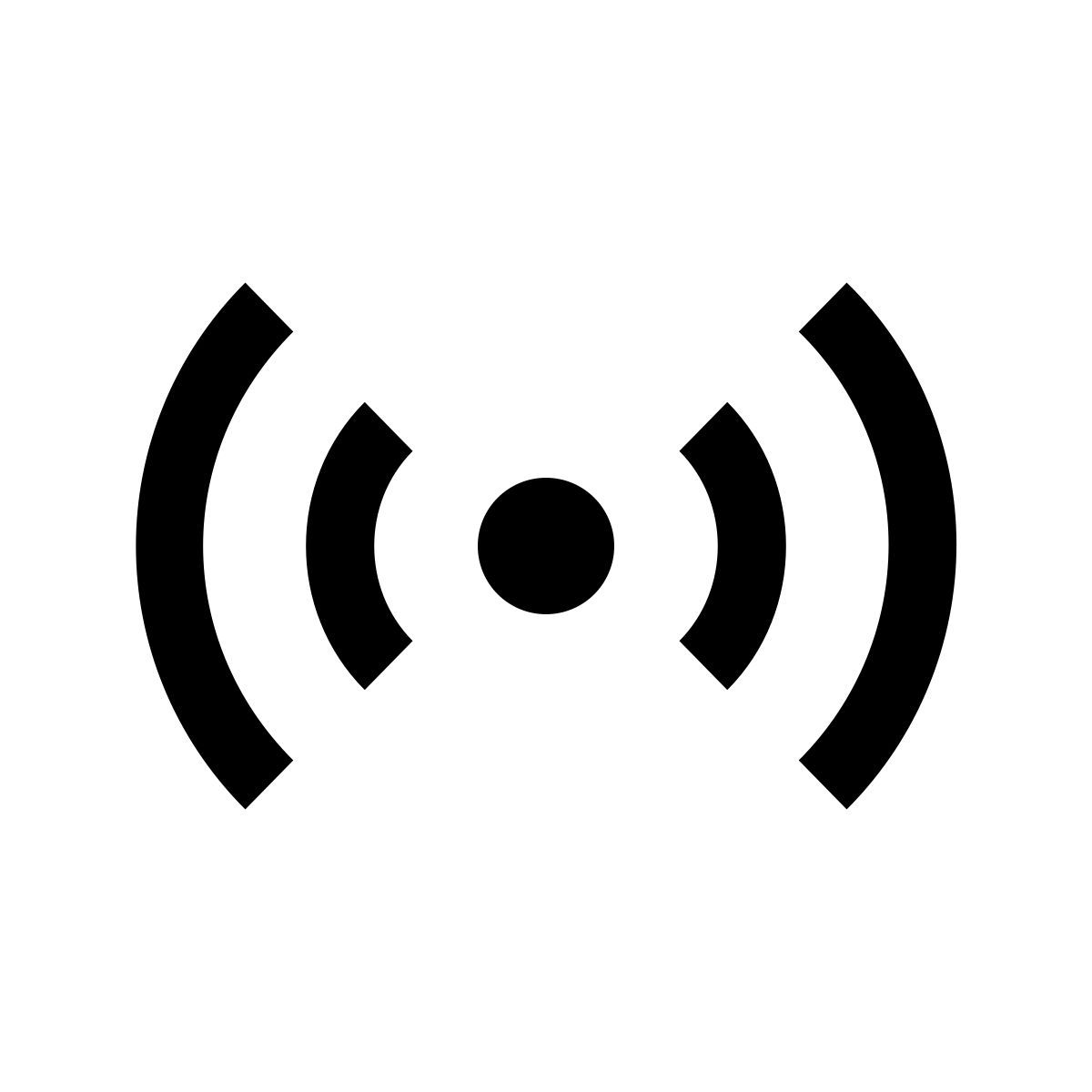 windows 10 style signal rfid icon