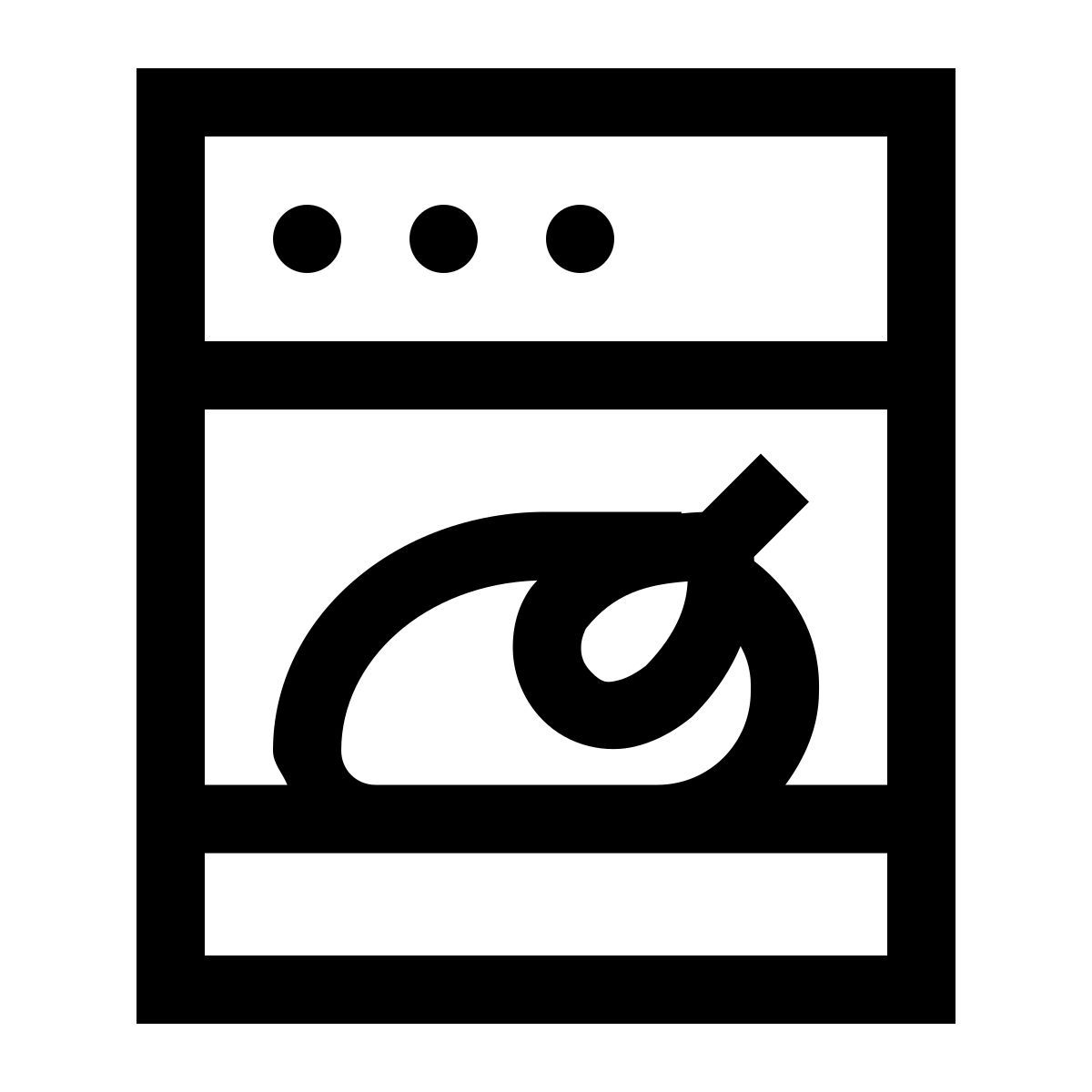 windows 10 style 구운 icon