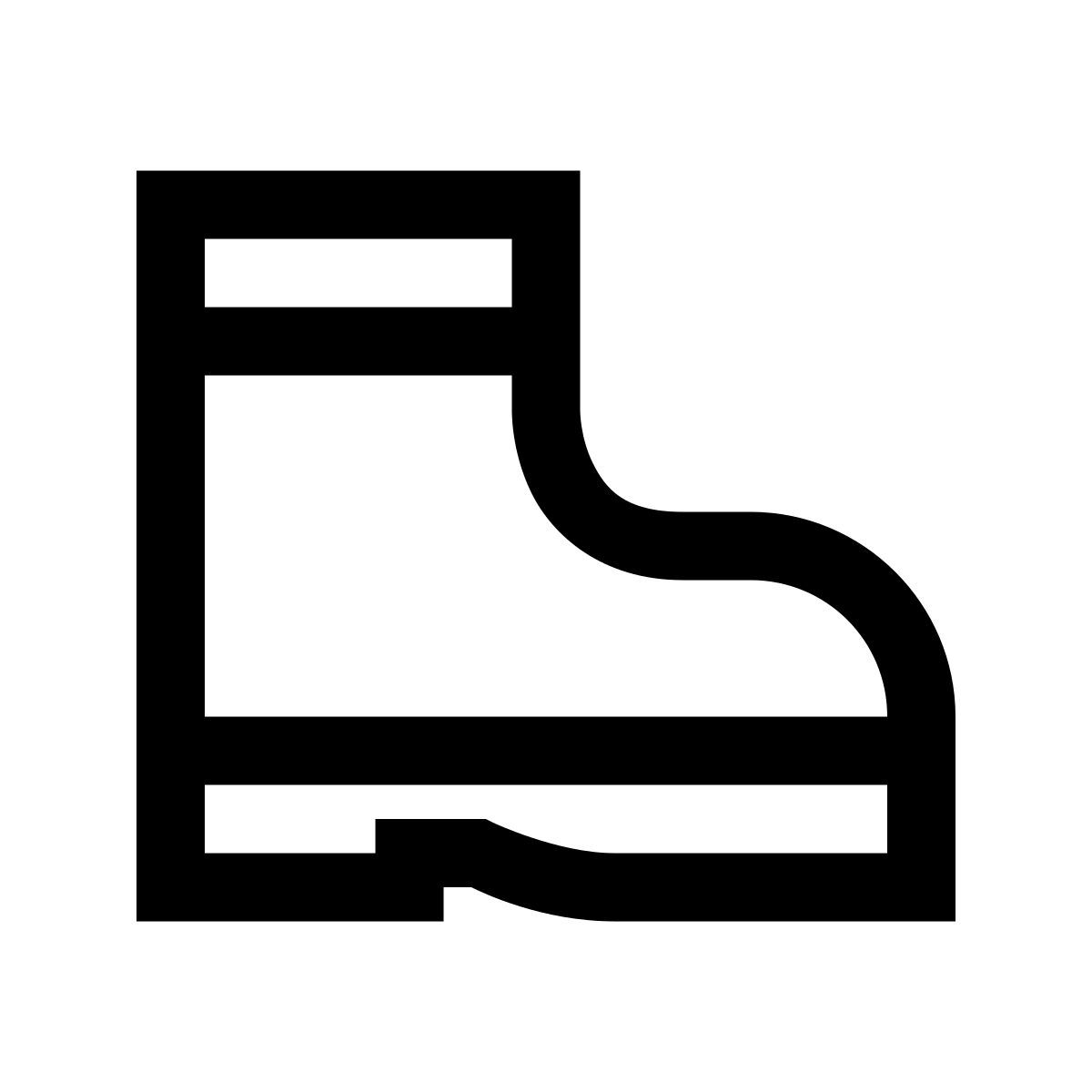 windows 10 style botas de goma icon