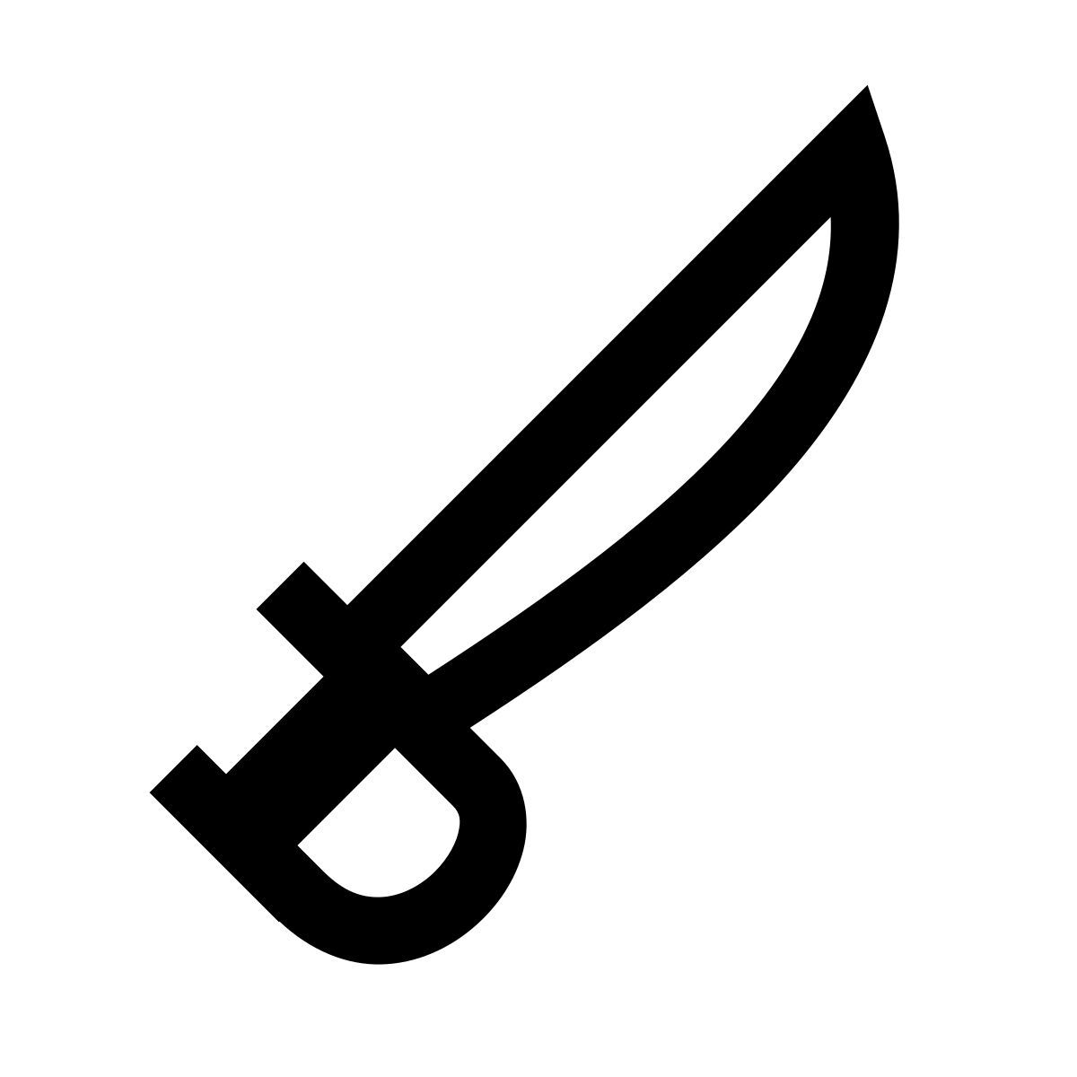 windows 10 style saber weapon icon