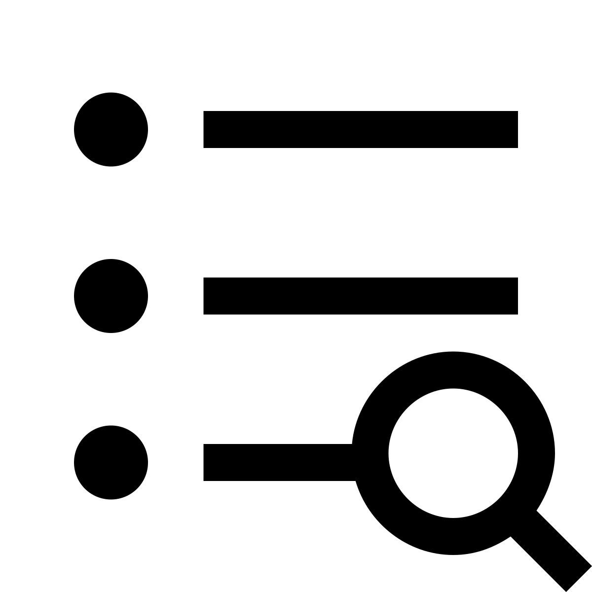 windows 10 style suche in liste icon