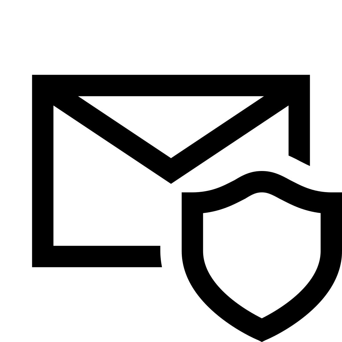 windows 10 style secure mail icon