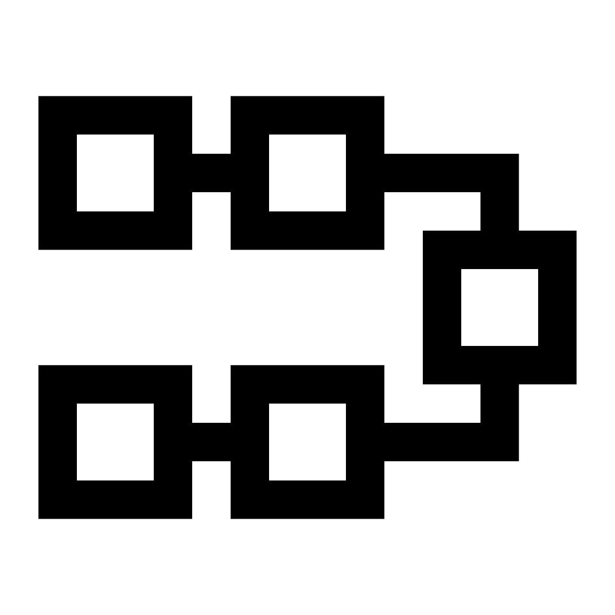 windows 10 style tâches en série icon