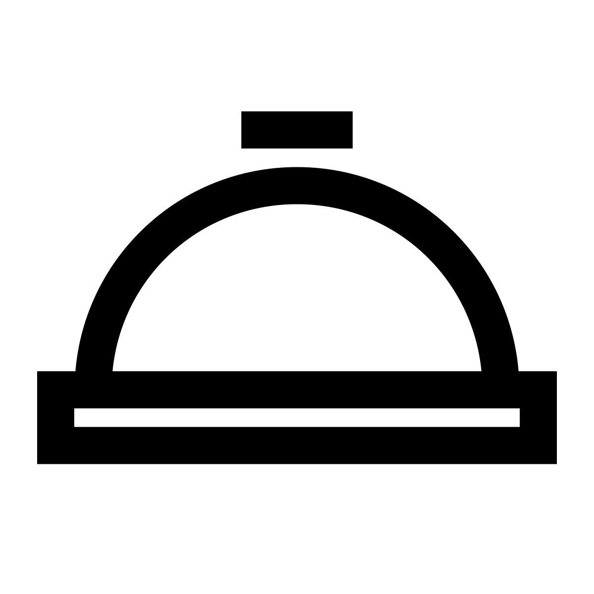 windows 10 style campana de servicio icon