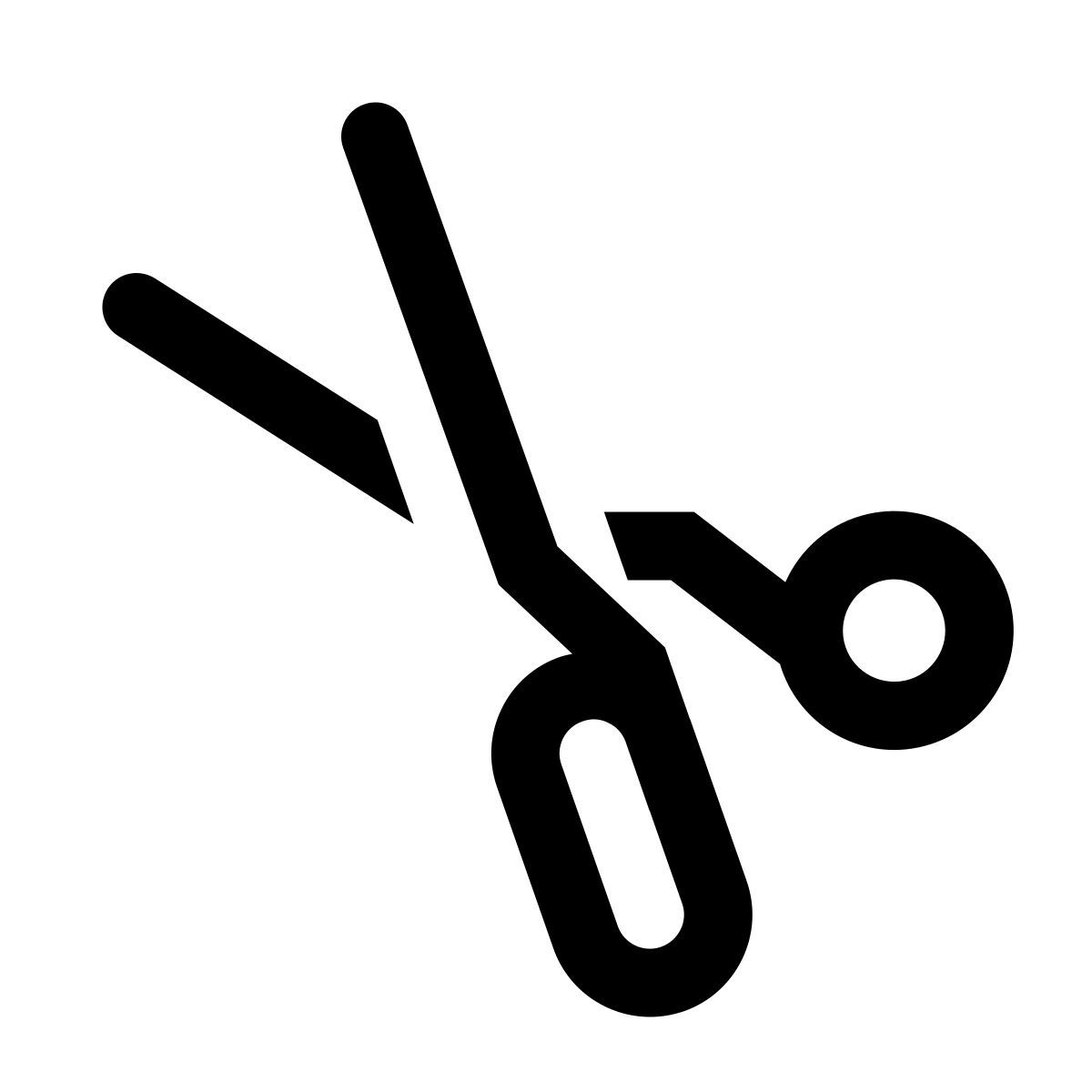 windows 10 style tijeras de costura icon