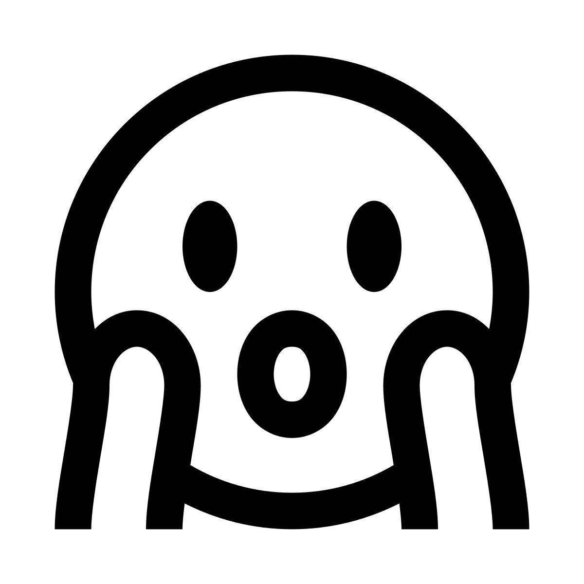 windows 10 style schockiert icon