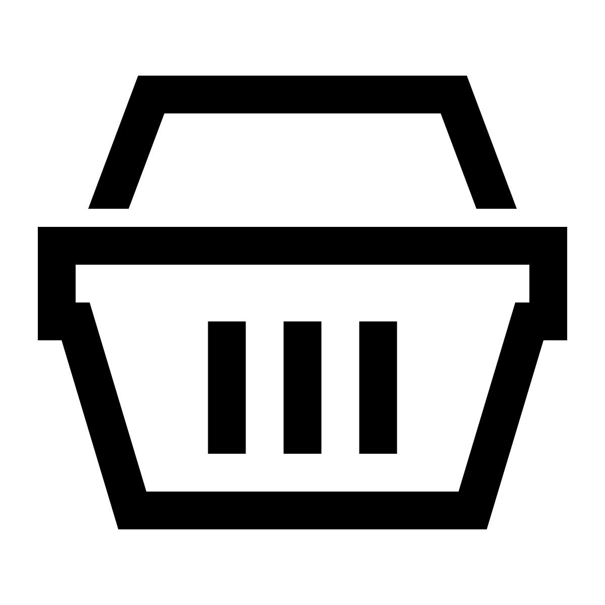 windows 10 style 购物车2 icon