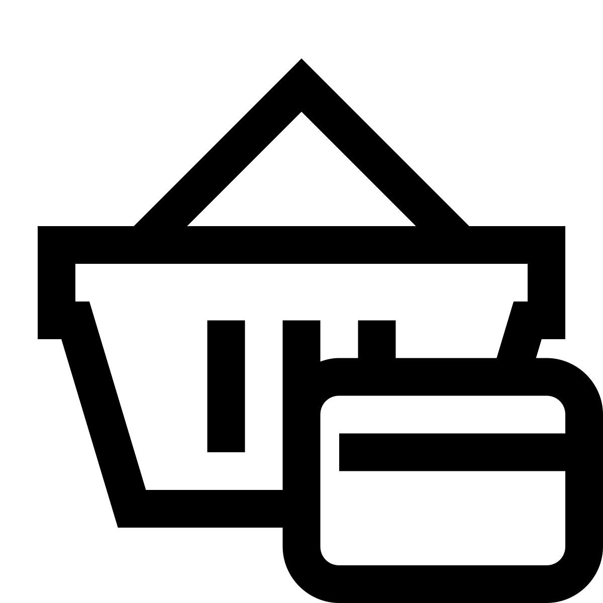 windows 10 style shopping icon