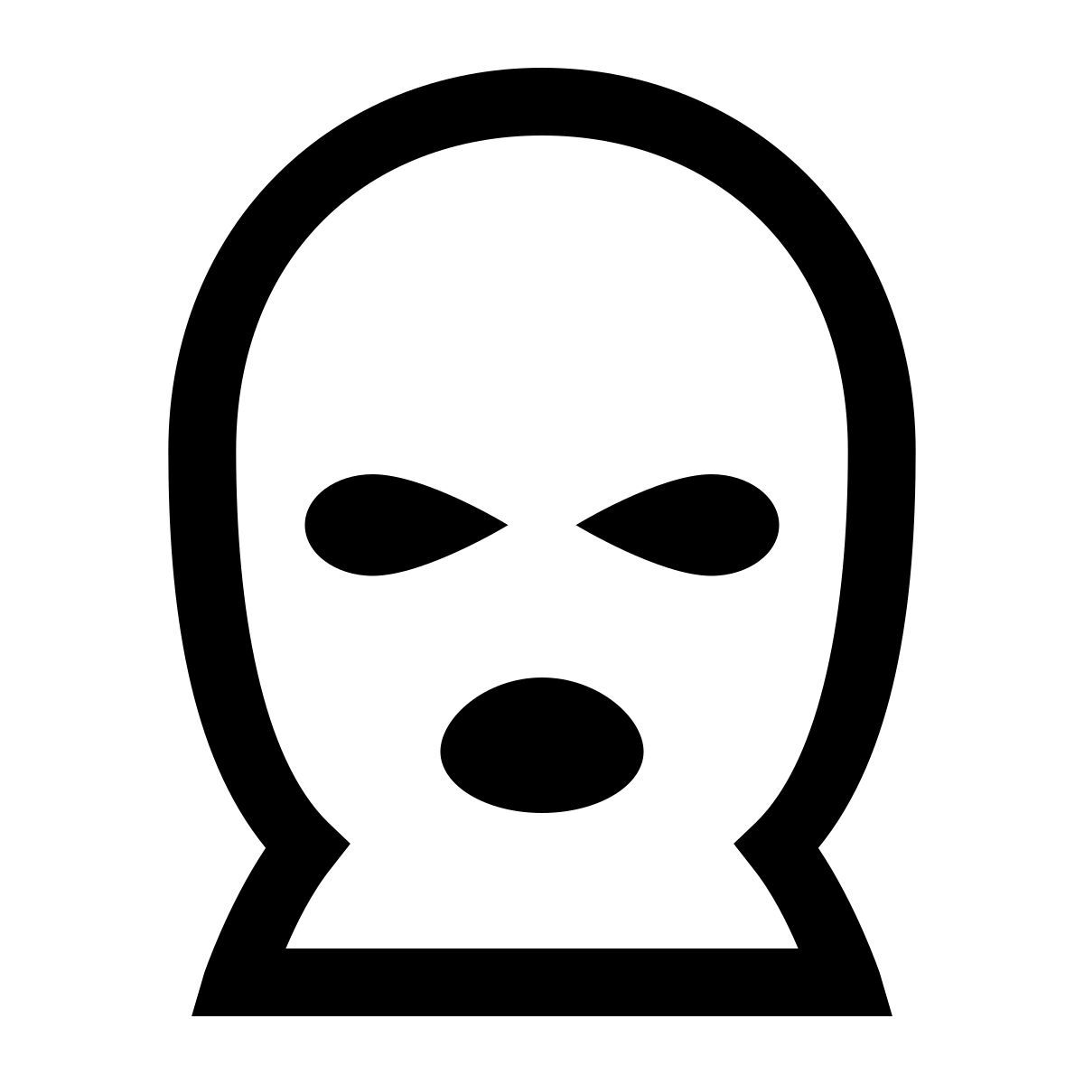 windows 10 style máscara de esquí icon