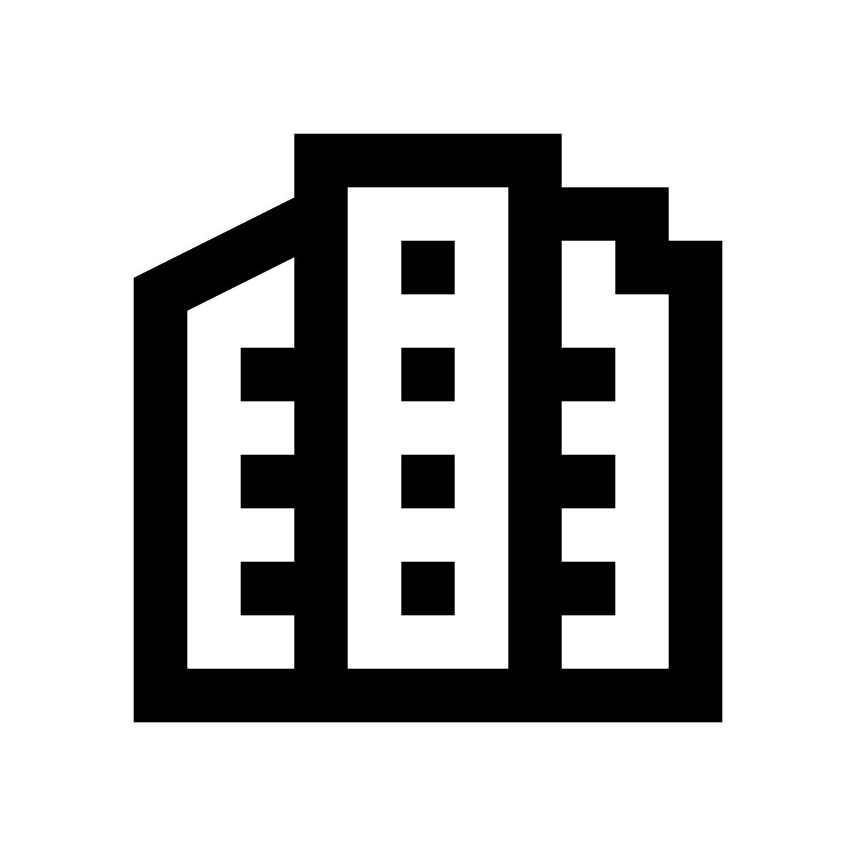 windows 10 style grattacieli icon