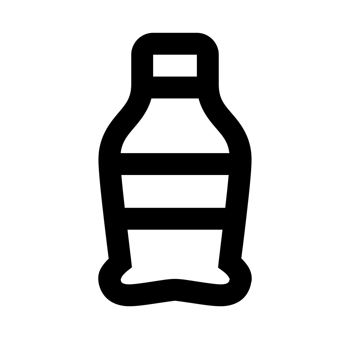 windows 10 style garrafa de refrigerante icon