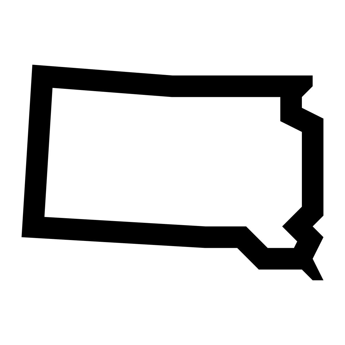 windows 10 style sud dakota icon