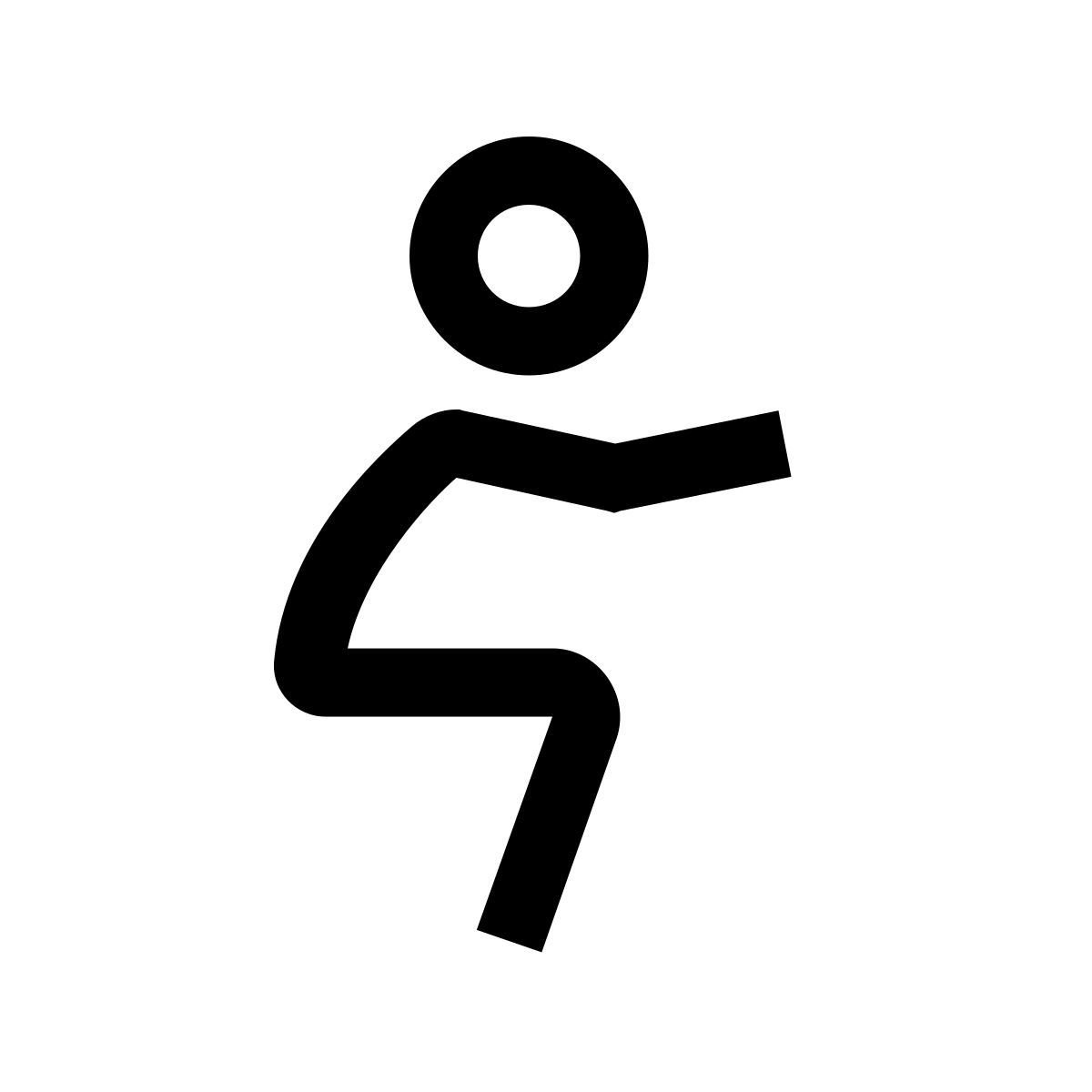 windows 10 style 스쿼트 icon