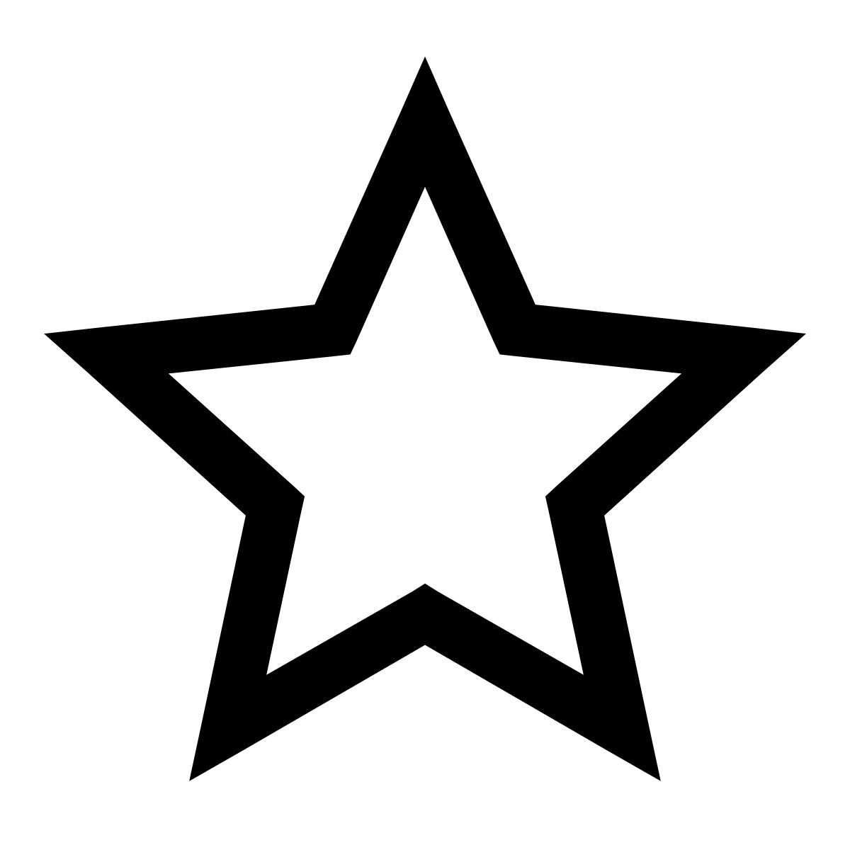 windows 10 style star icon