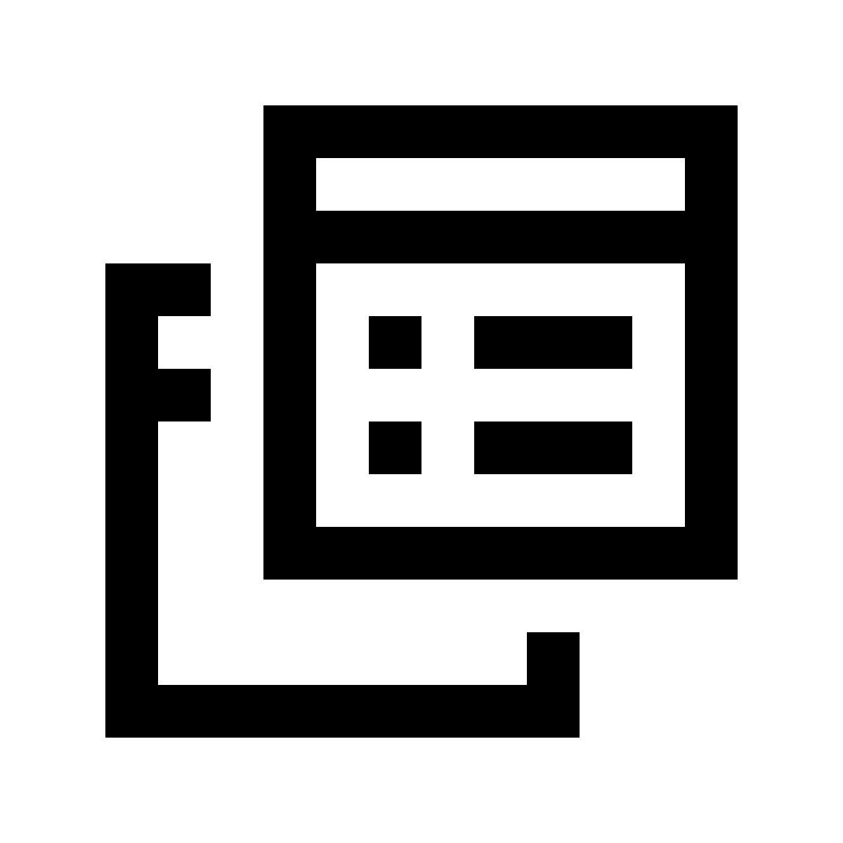 windows 10 style viste statiche icon