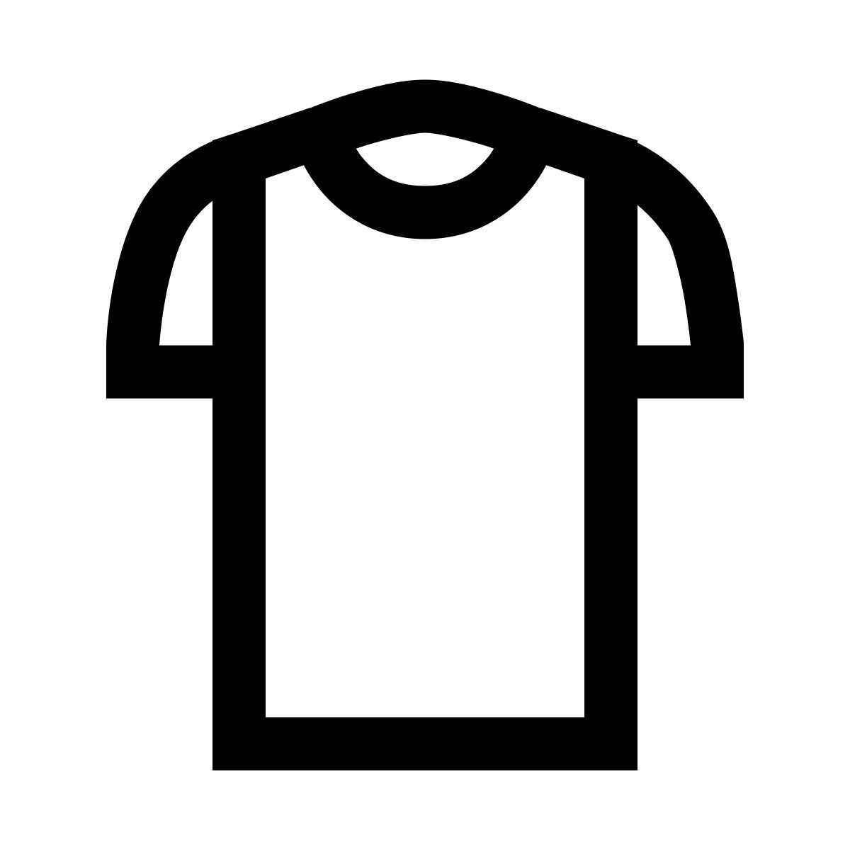 windows 10 style t shirt icon