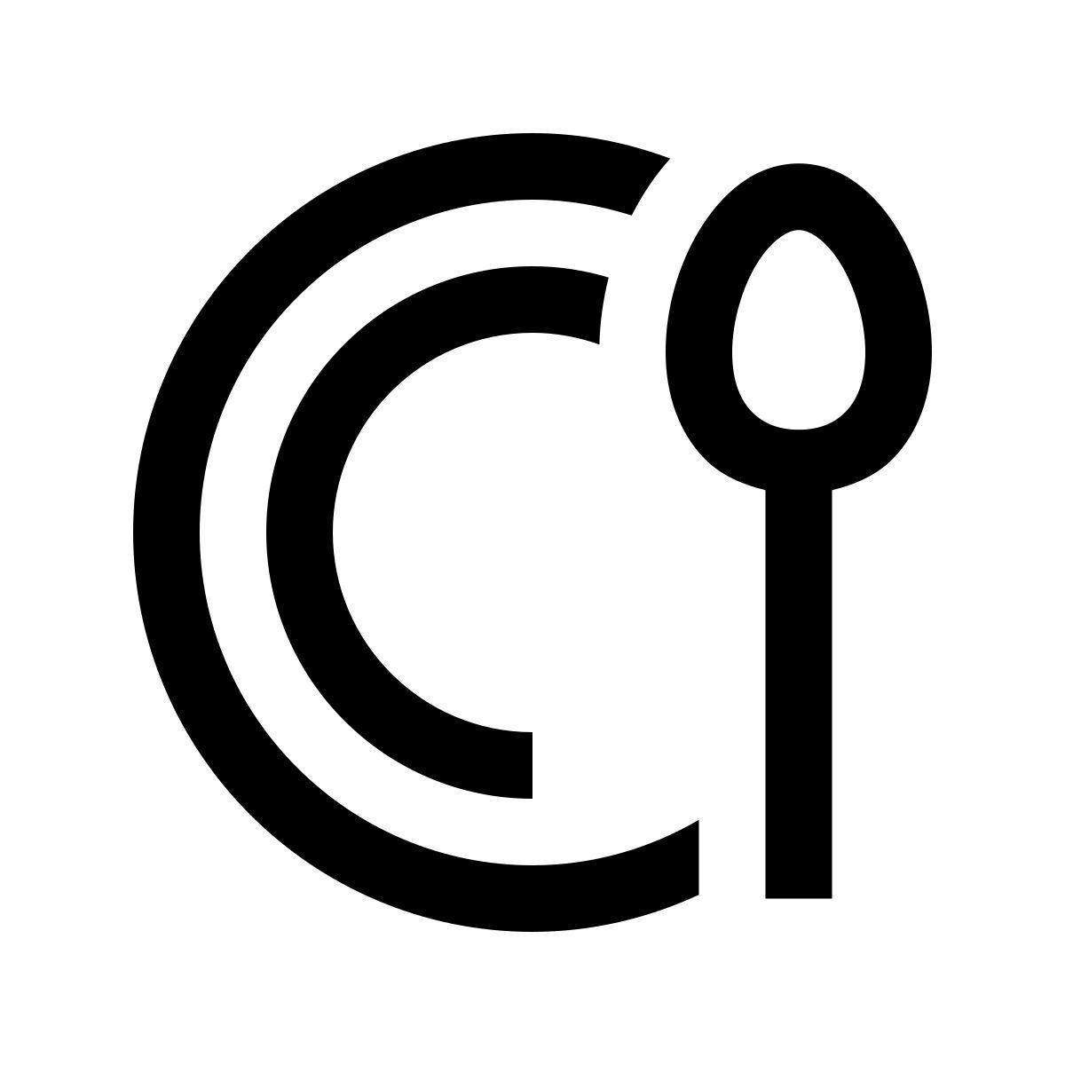 windows 10 style cubiertos icon