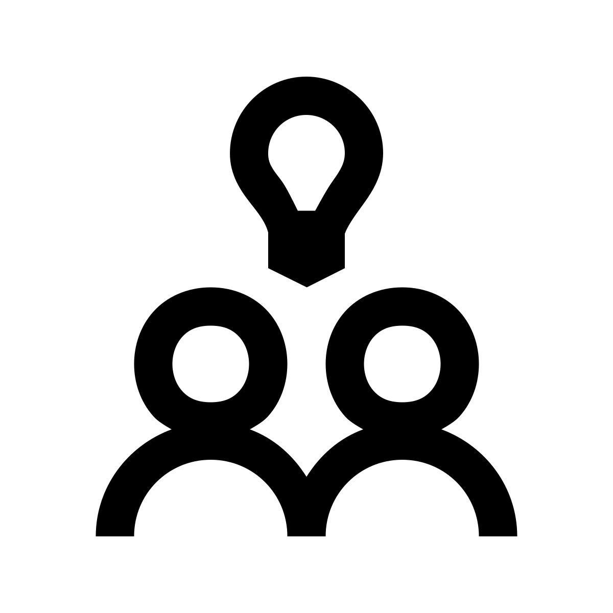 windows 10 style teamwork icon