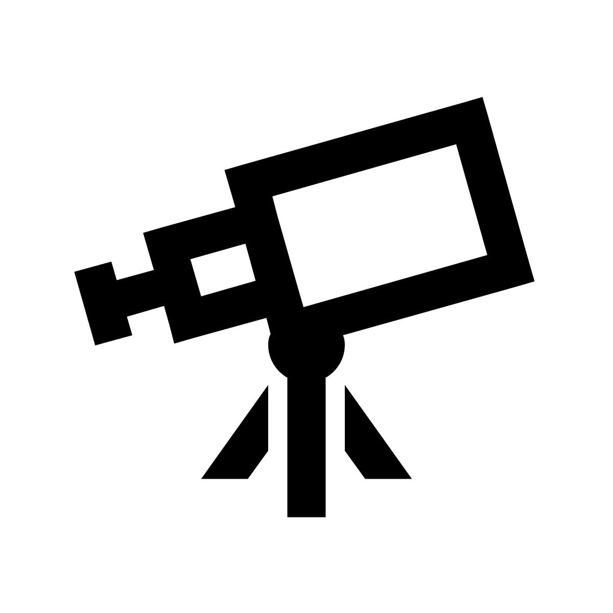 windows 10 style telescope icon