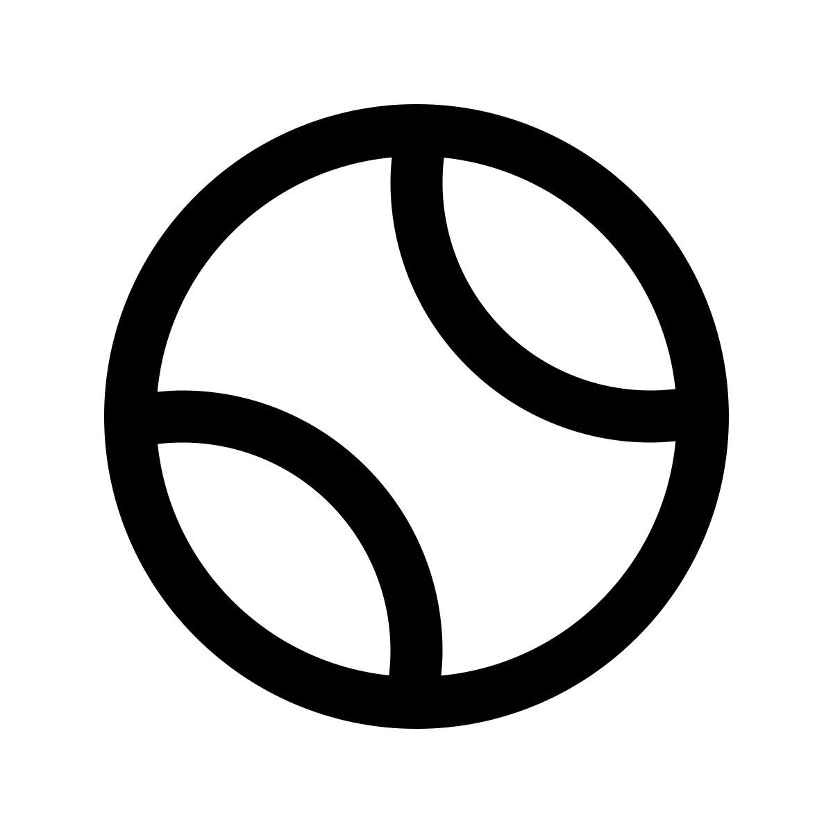 windows 10 style palla da tennis icon