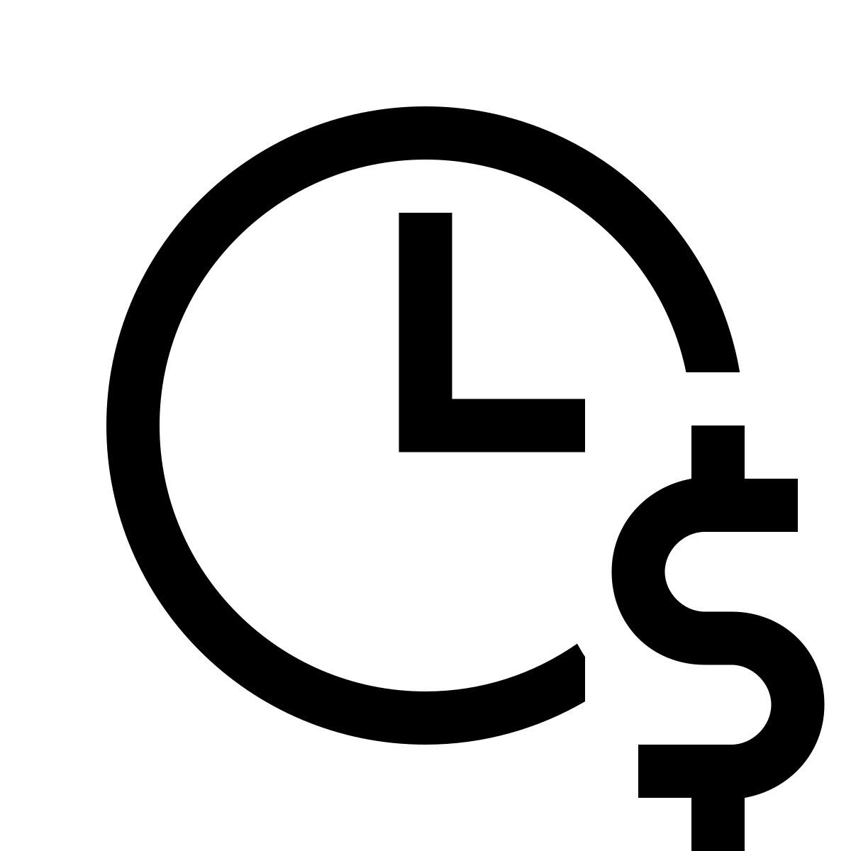 windows 10 style 时间 icon