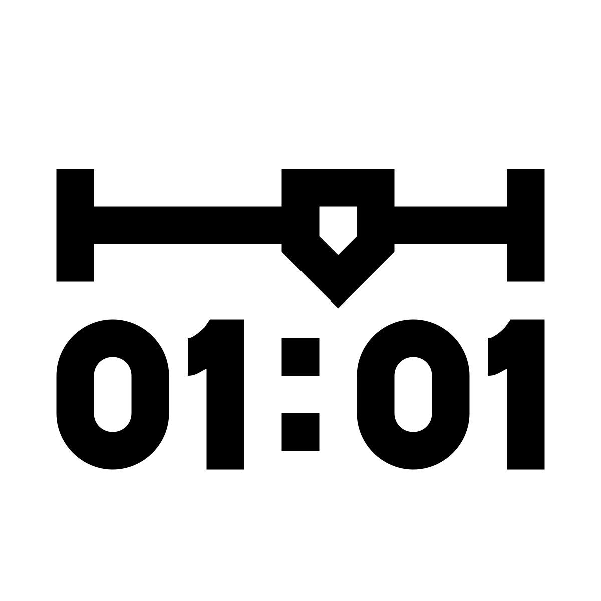 windows 10 style curseur de temps icon