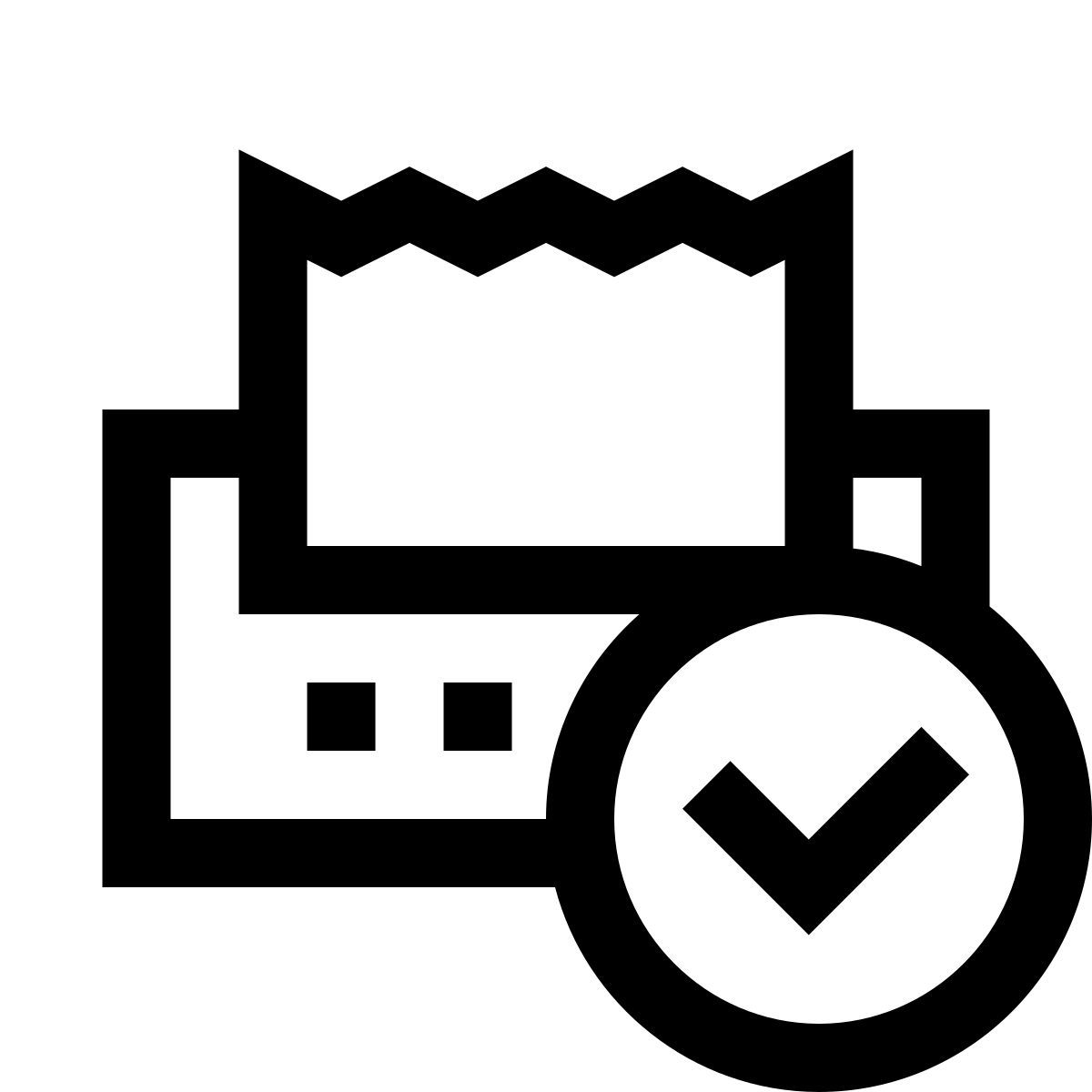 windows 10 style transaction approuvée icon