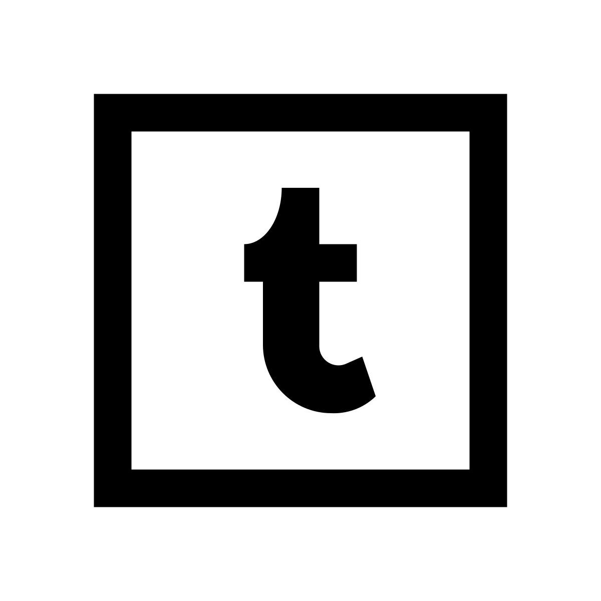 windows 10 style tumblr squared icon