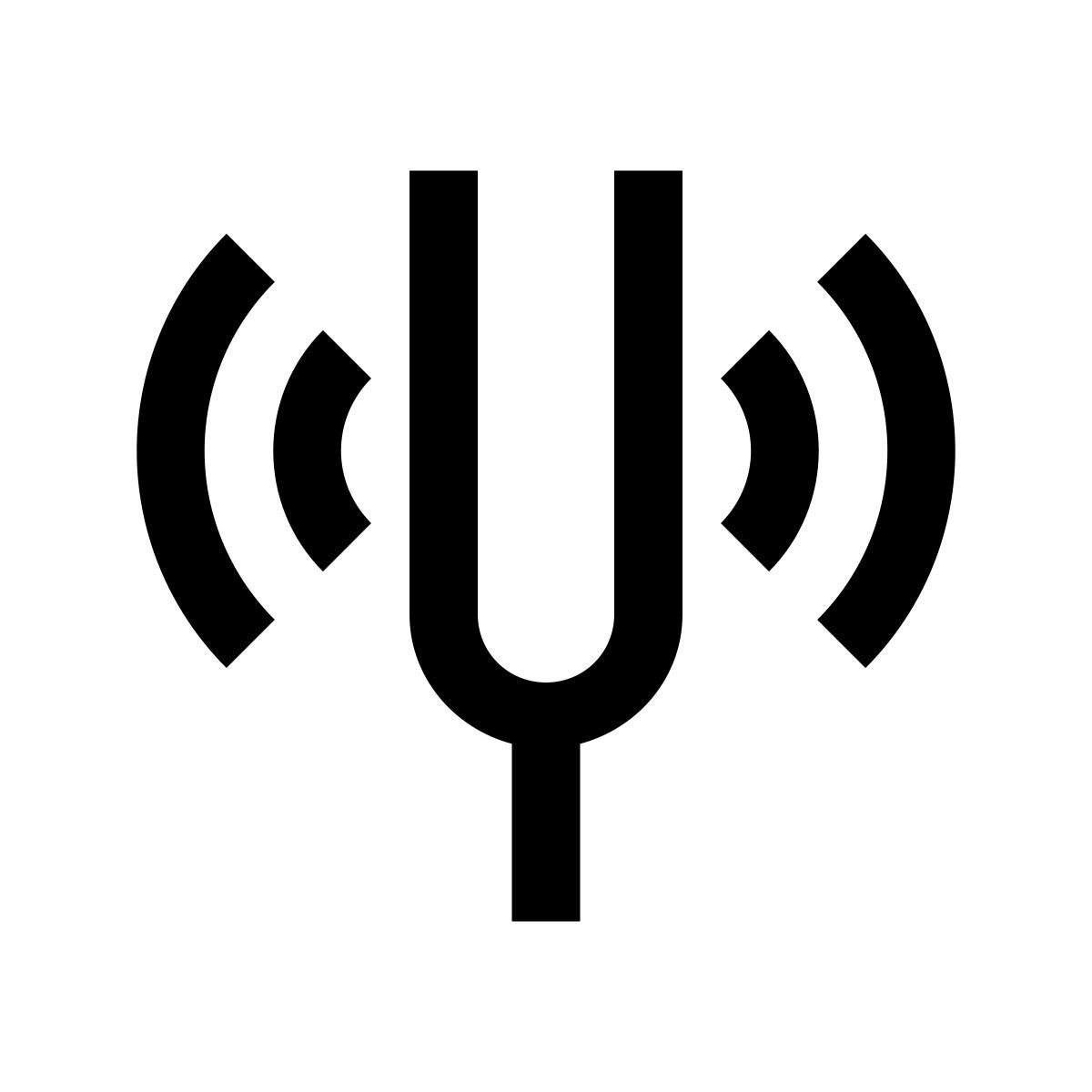 windows 10 style tuning fork icon