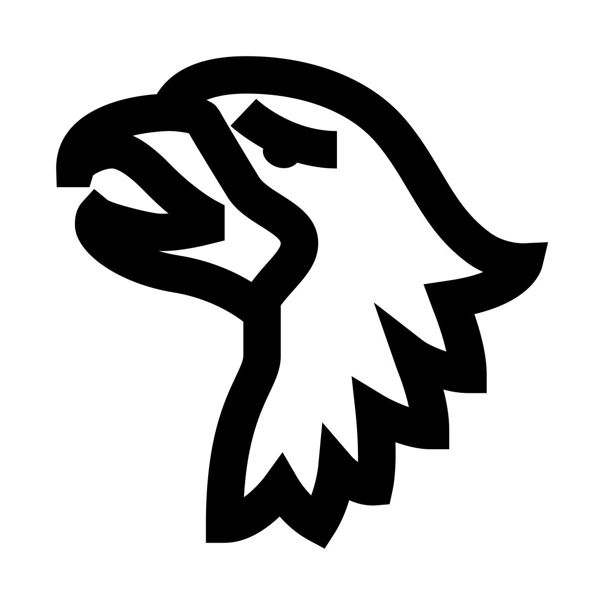 windows 10 style 미국 공수 icon