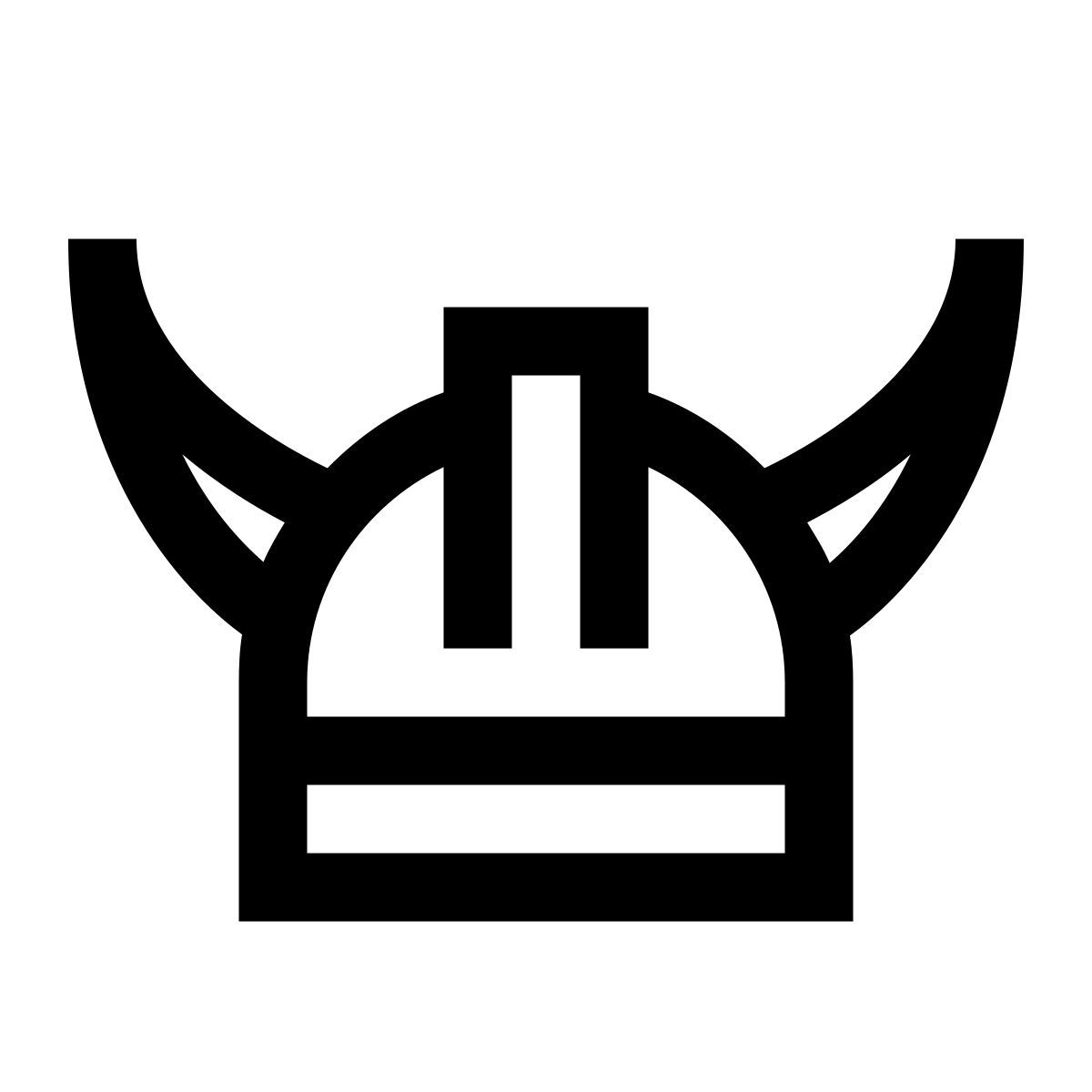 windows 10 style casco de vikingo icon