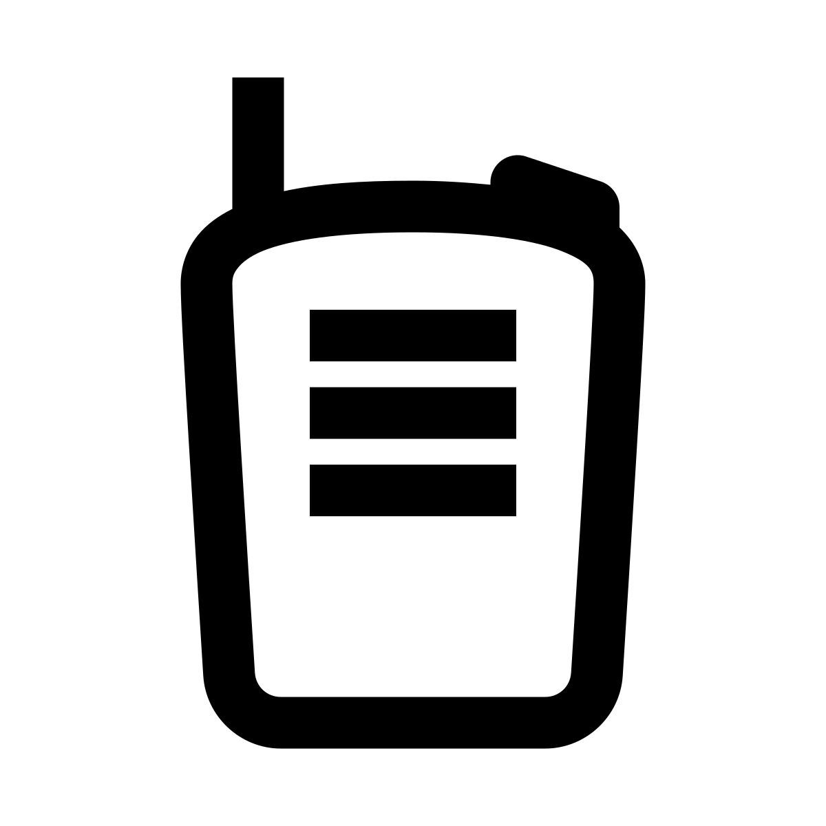 windows 10 style walkie talkie icon