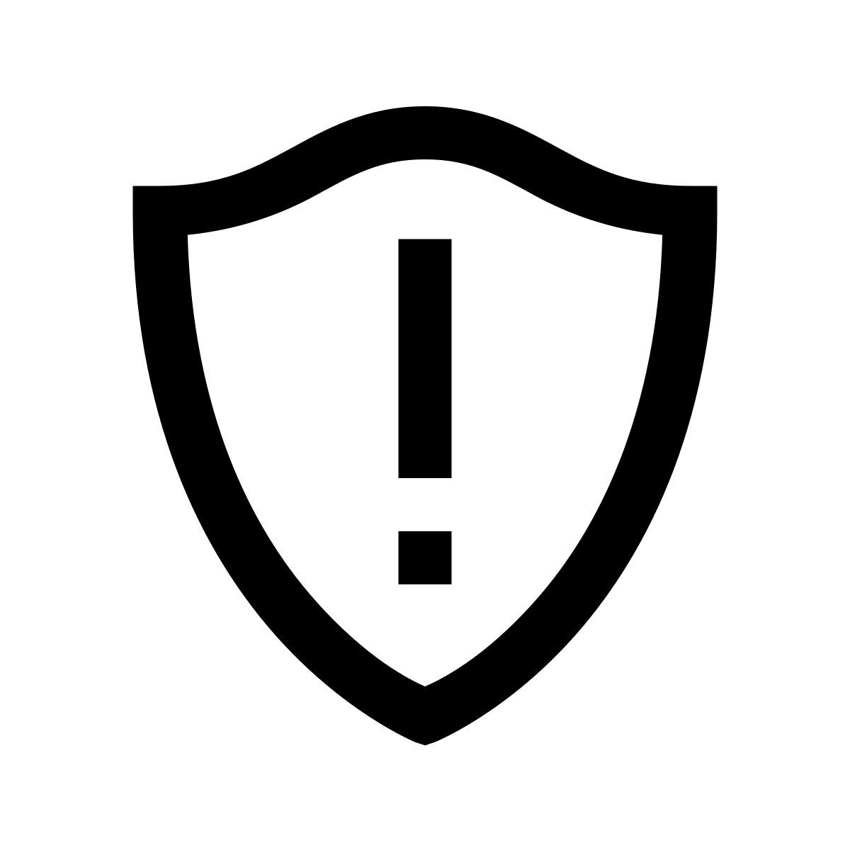 windows 10 style 방패 경고 icon