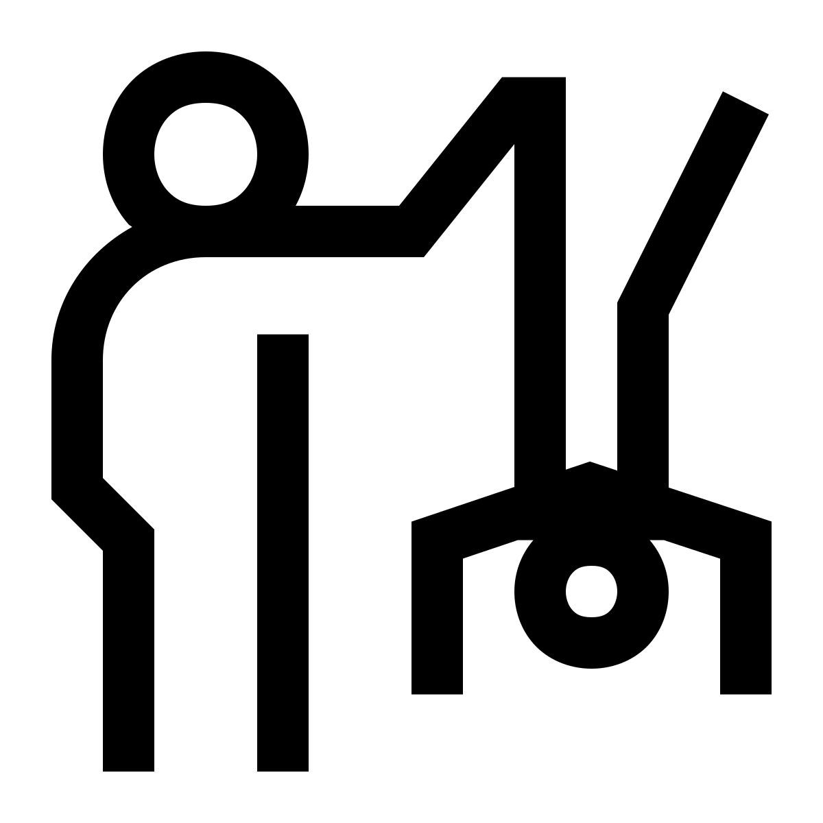 windows 10 style 약한 사람 icon