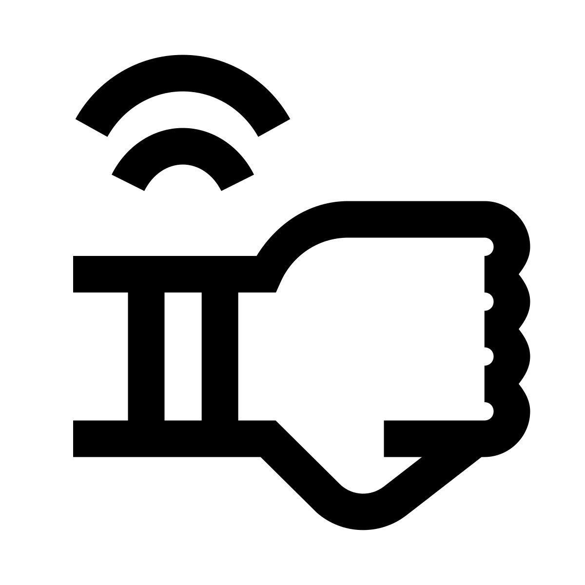 windows 10 style tragbare technologie icon