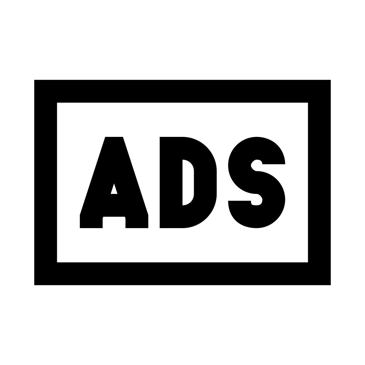 windows 10 style publicidad web icon