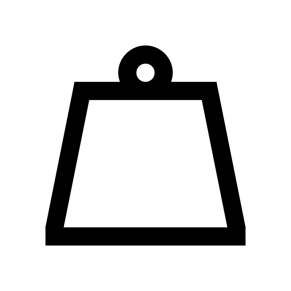 windows 10 style 무게 icon