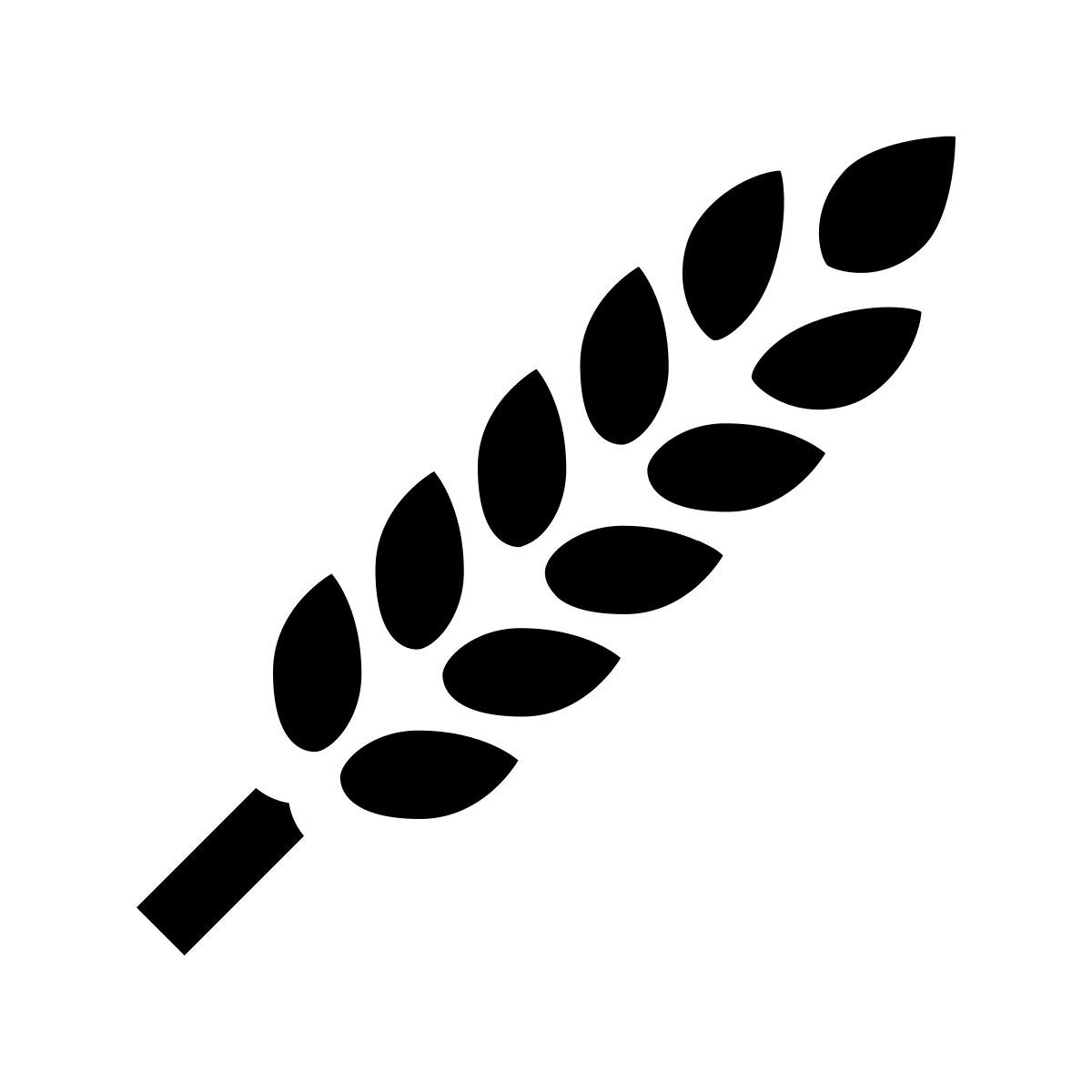 windows 10 style wheat icon