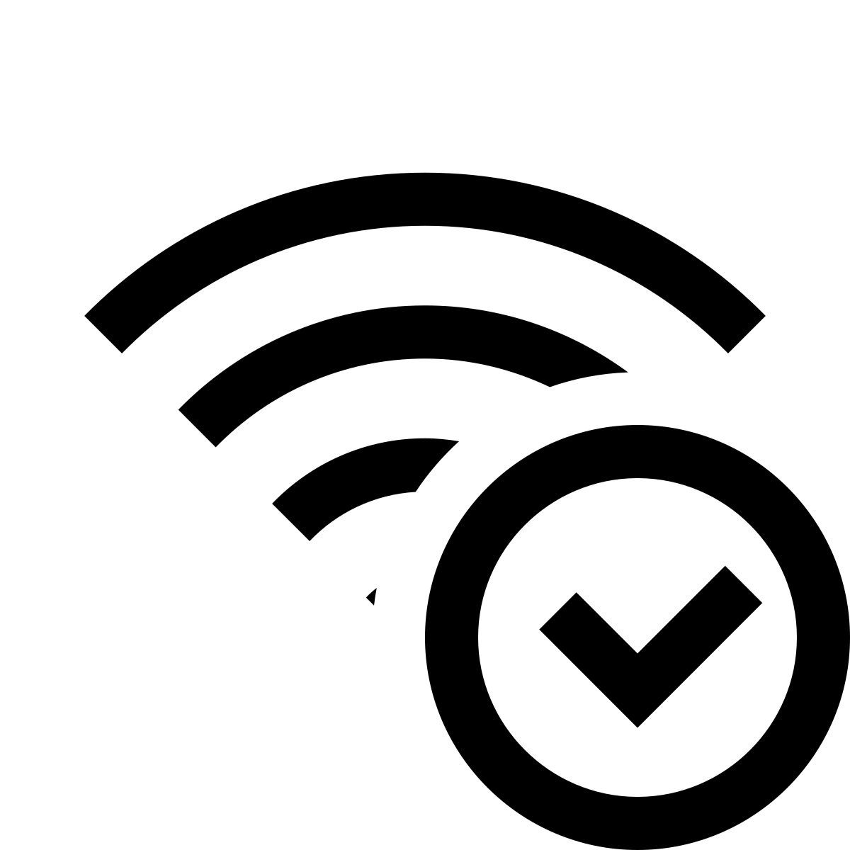 windows 10 style wi fi 연결됨 icon