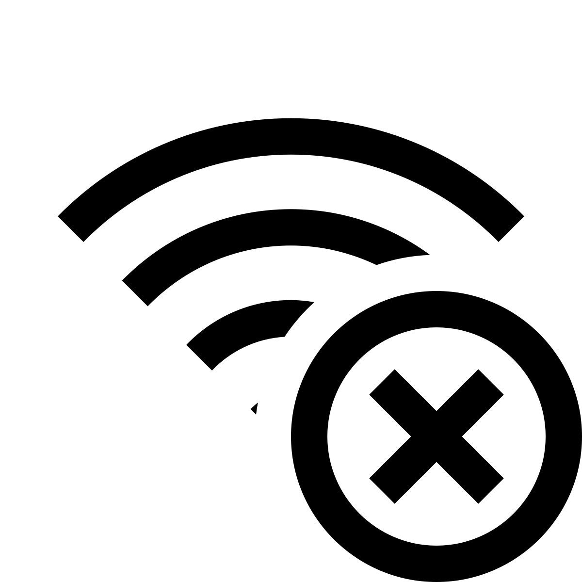 windows 10 style wi fi 연결 끊김 icon