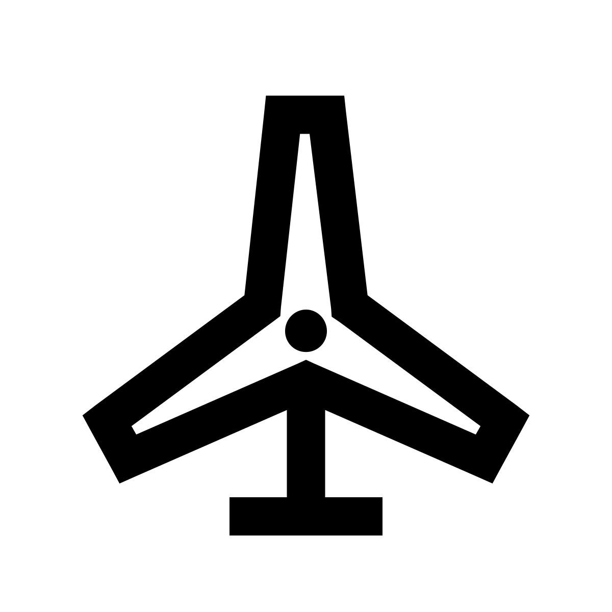 windows 10 style wind turbine icon