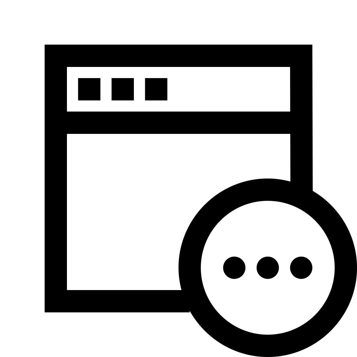 windows 10 style window other icon