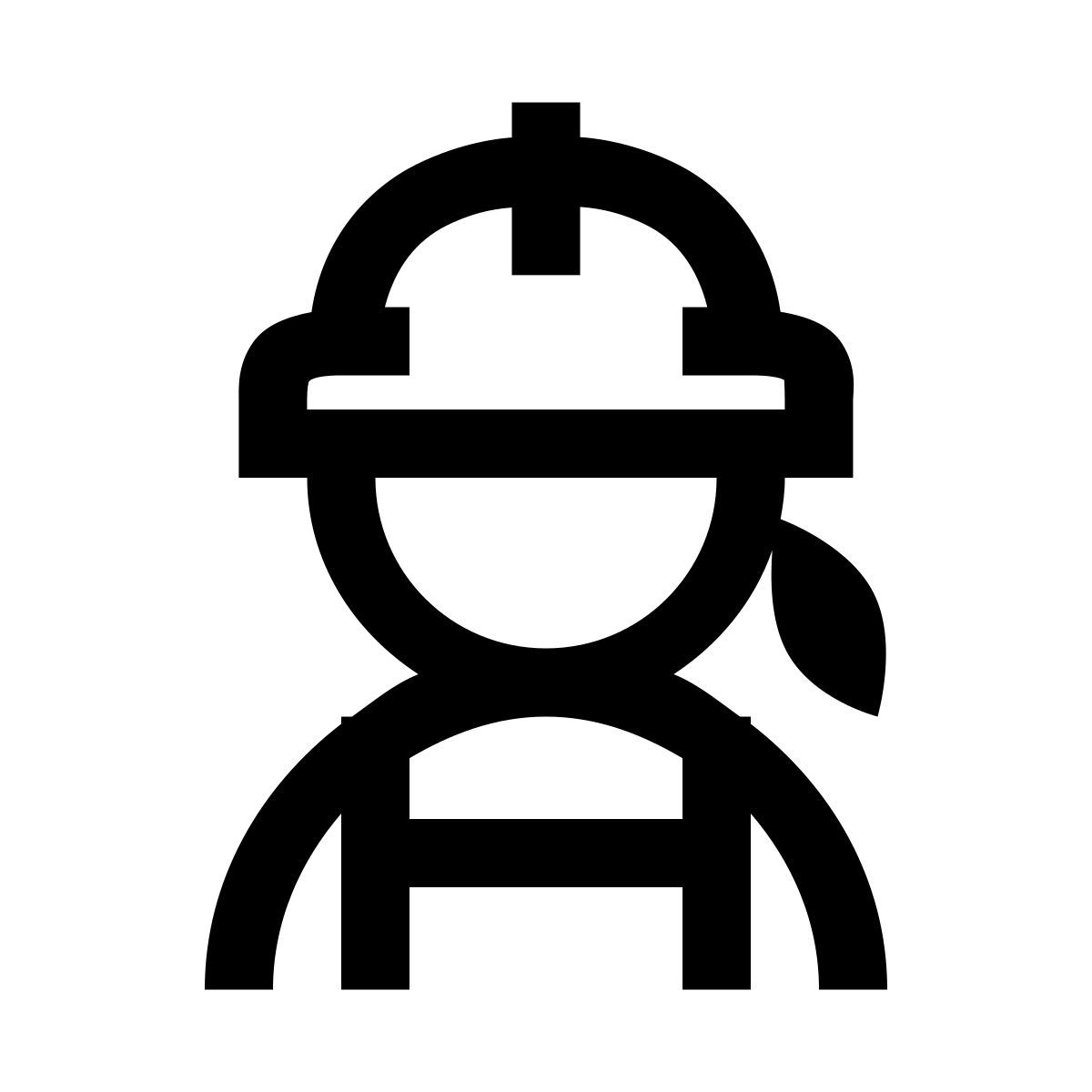 windows 10 style worker icon