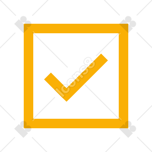 Check Icon Png Yellow