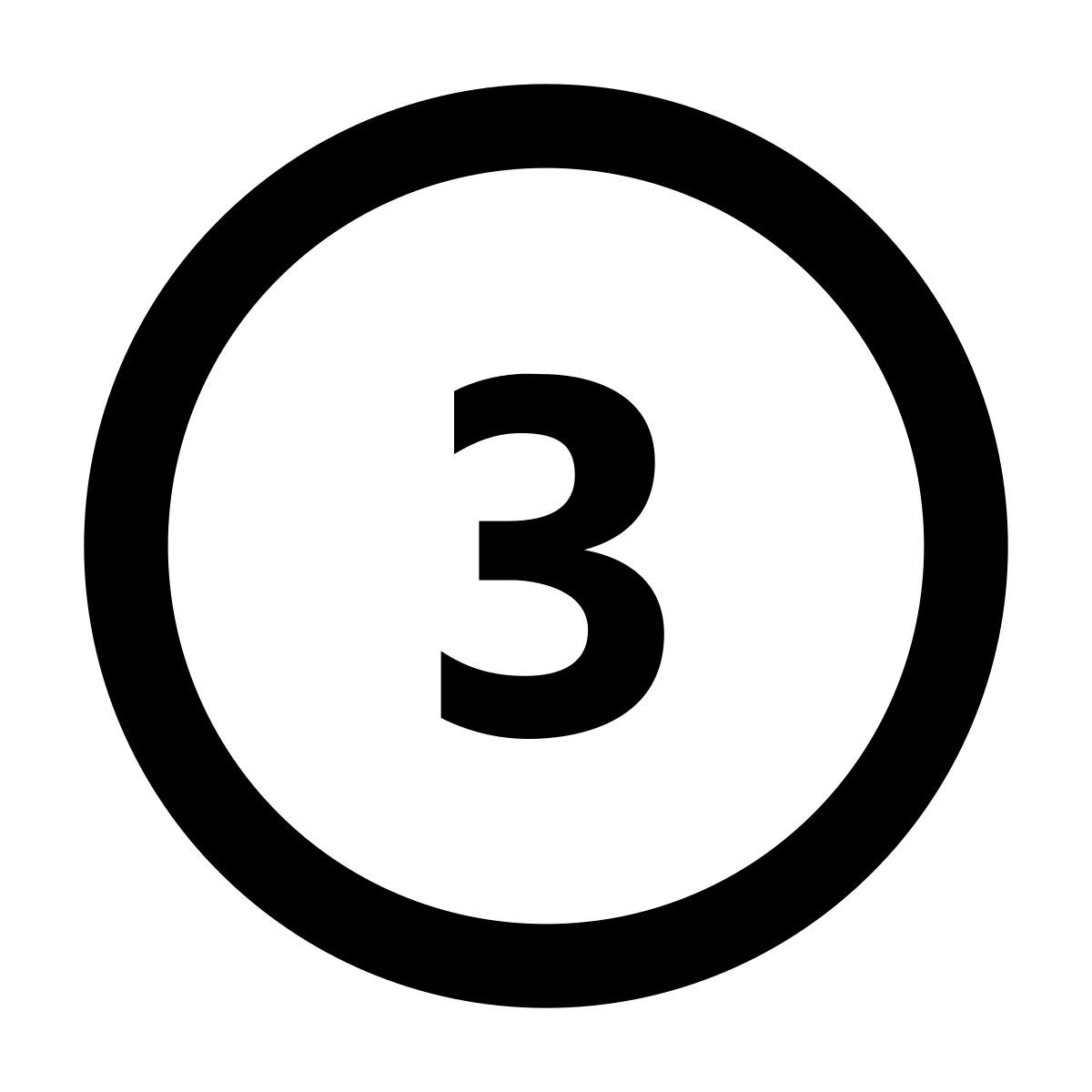 windows metro style 3 en círculo icon