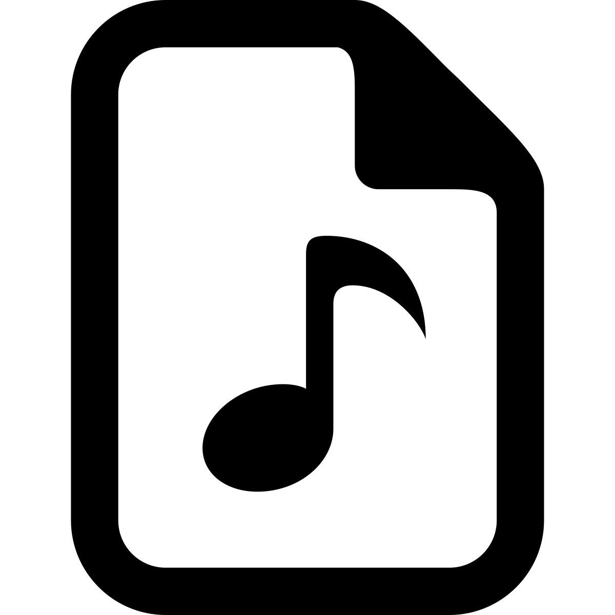 windows metro style audio file icon