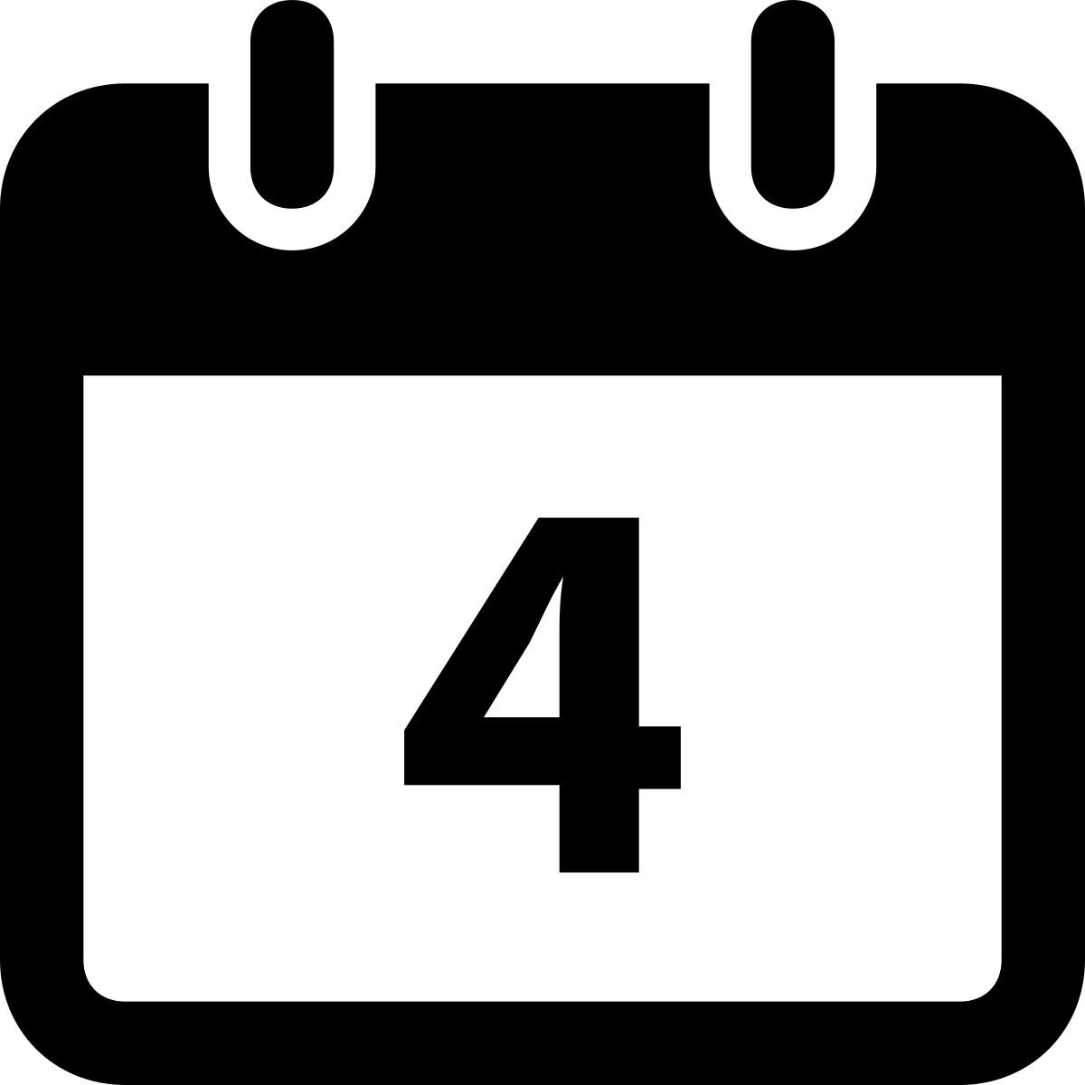 windows metro style calendario 4 icon