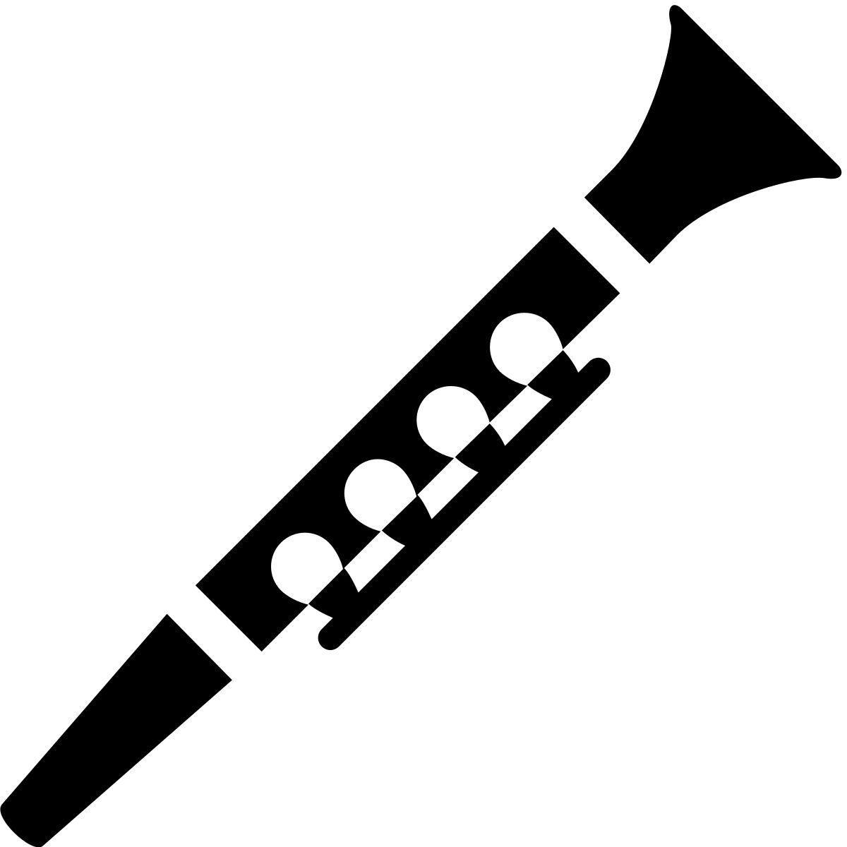 windows metro style clarinete icon